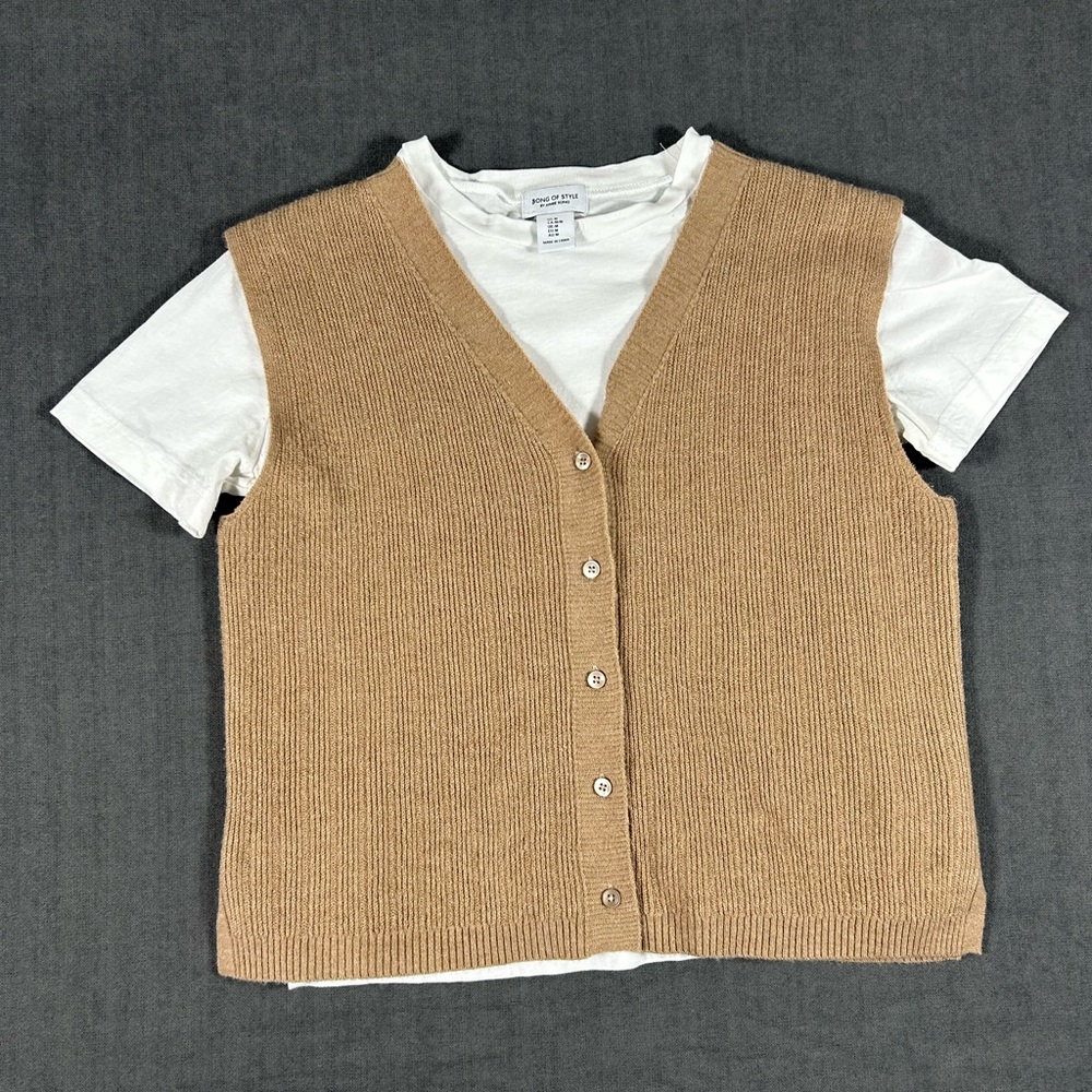 Revolve | Song of Style by Aimee Song Sweater Vest Over White Cotton Tshirt